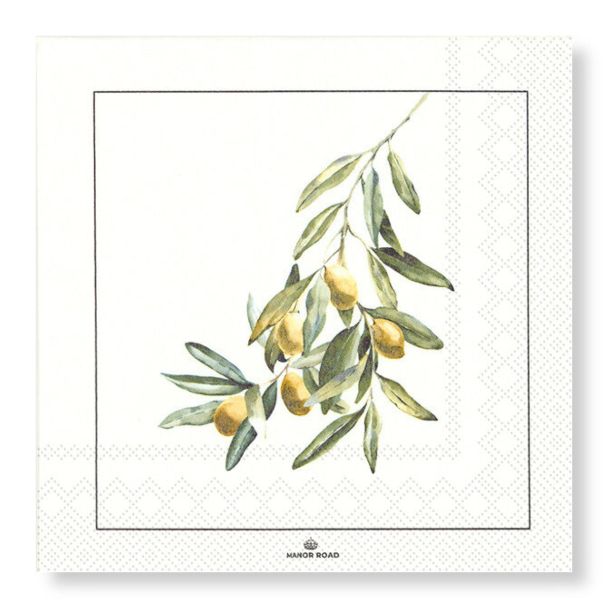Wild Olives Cocktail Serviette