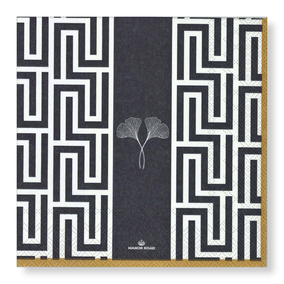 Gingko Navy Dinner Serviette