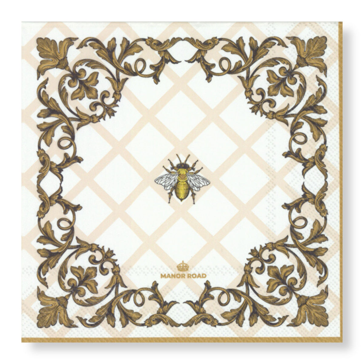 Ornamental Bee Dinner Serviette
