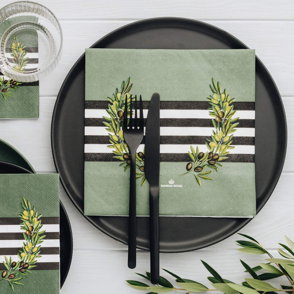 The Olive Dinner Serviette