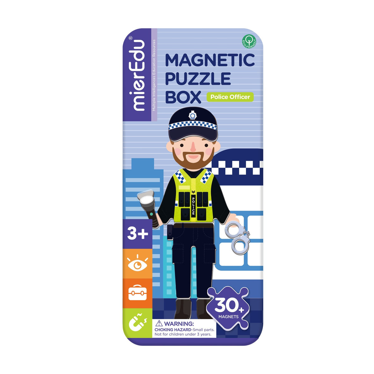 Police Officer Magnetic Puzzle Box