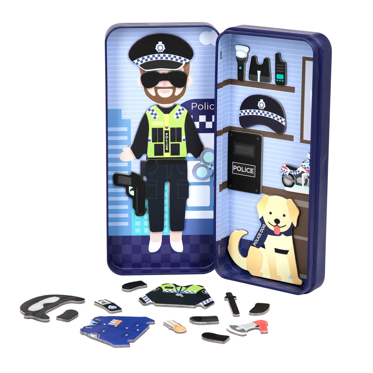Police Officer Magnetic Puzzle Box