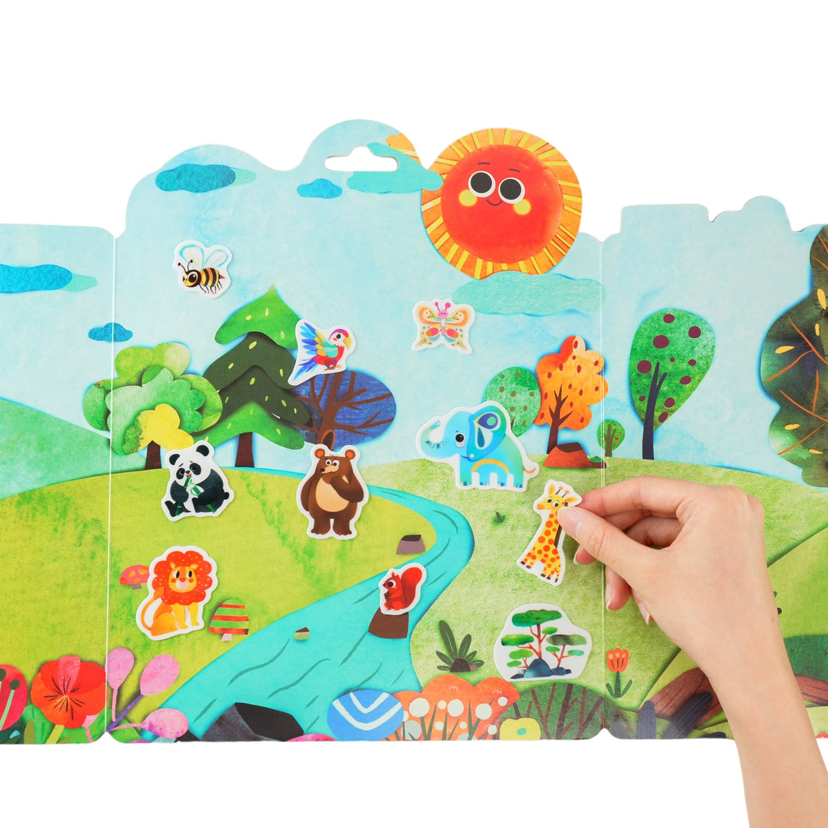 Wild Animals Jelly Stickers