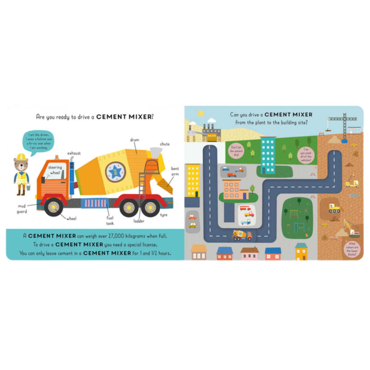 Little Journeys Construction Book