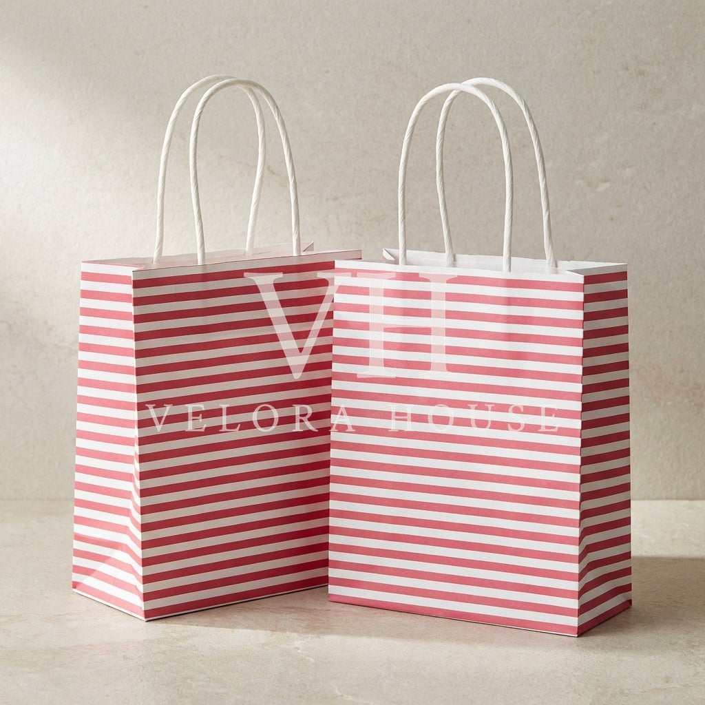 Candy Red Gift Bag, Pk/2 (Small)