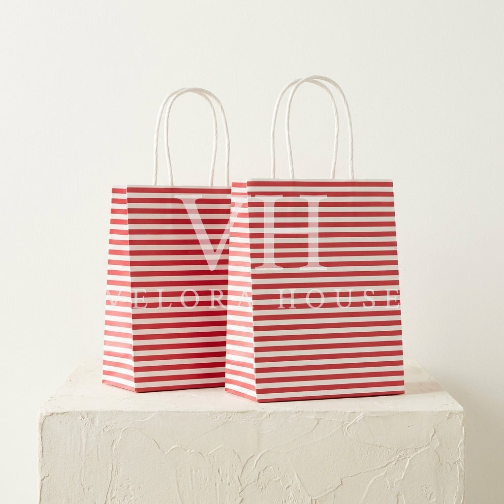 Candy Red Gift Bag, Pk/2 (Small)