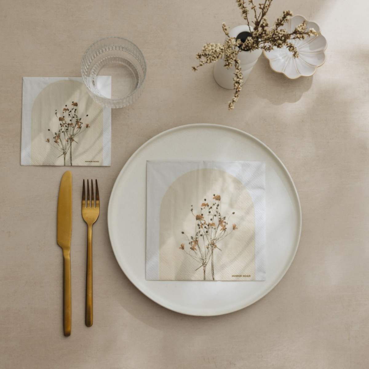 Florescence Cocktail Serviette