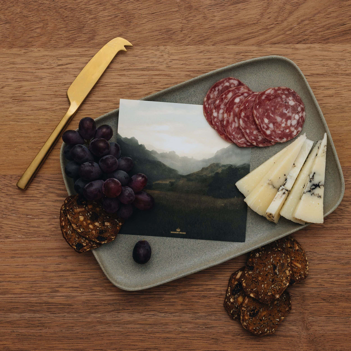 The Landscape Cheese Board Presentation Card Pk/8