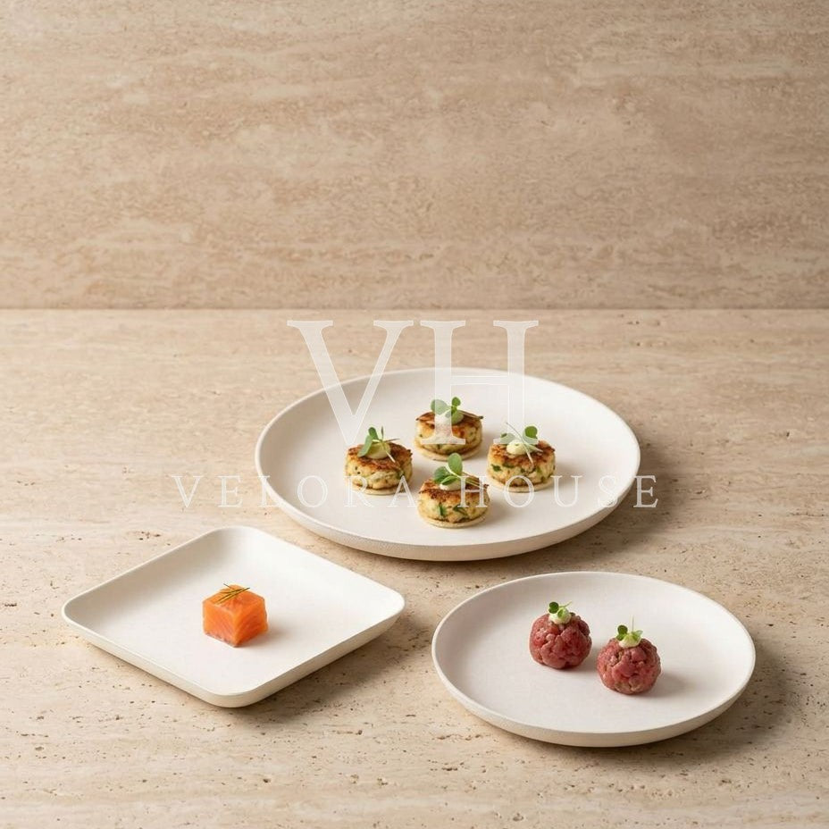 Round Snack Plate 12cm Pk/40