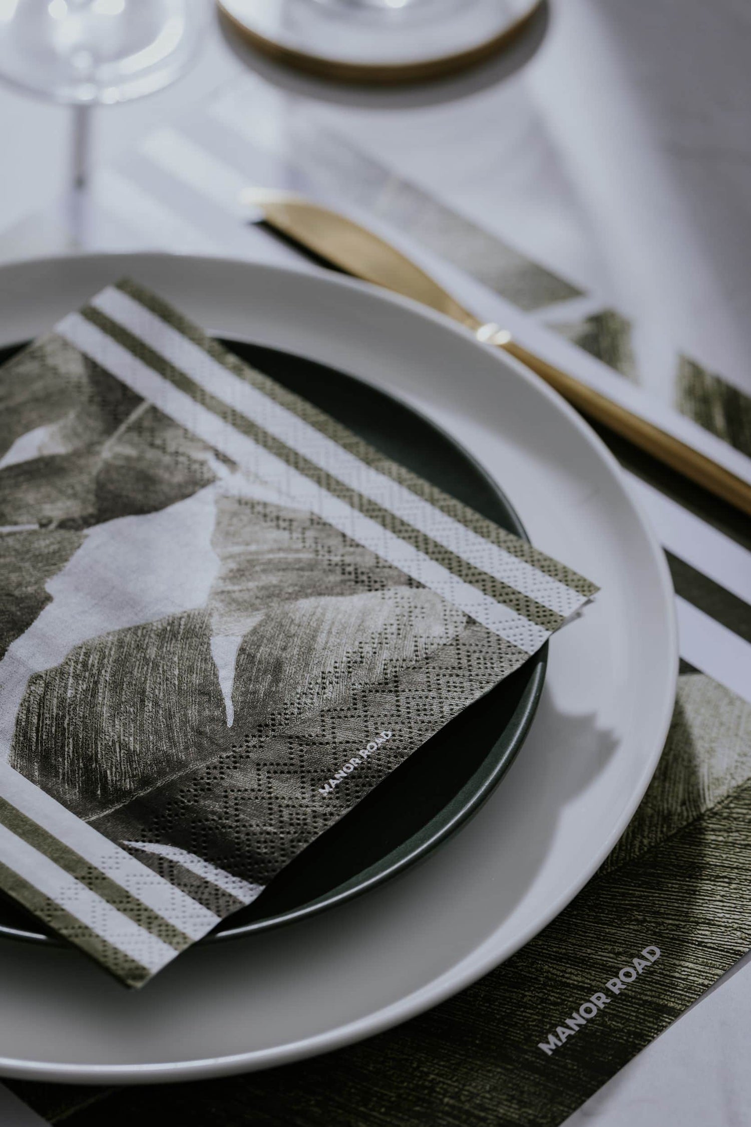 Rustic Palm Cocktail Serviette
