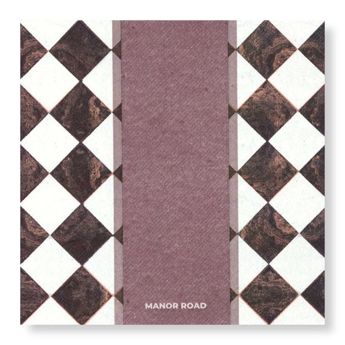 Marbled Bordeaux Dinner Serviette