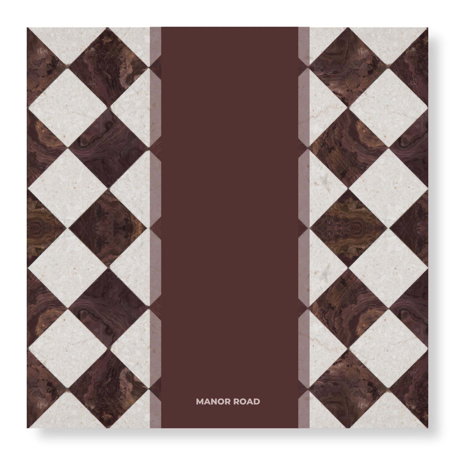 Marbled Bordeaux Cheese Board Presentation Card Pk/8