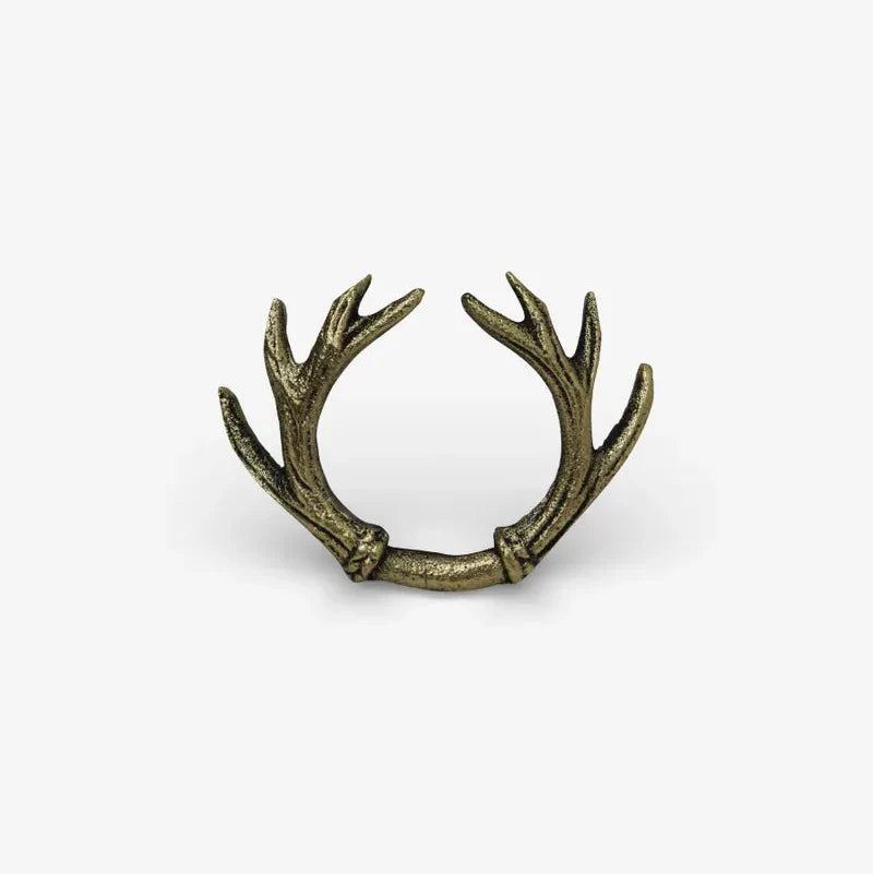 Antler Napkin Ring Gold