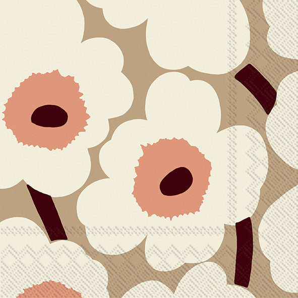 UNIKKO Cream/Rose Lunch Serviette
