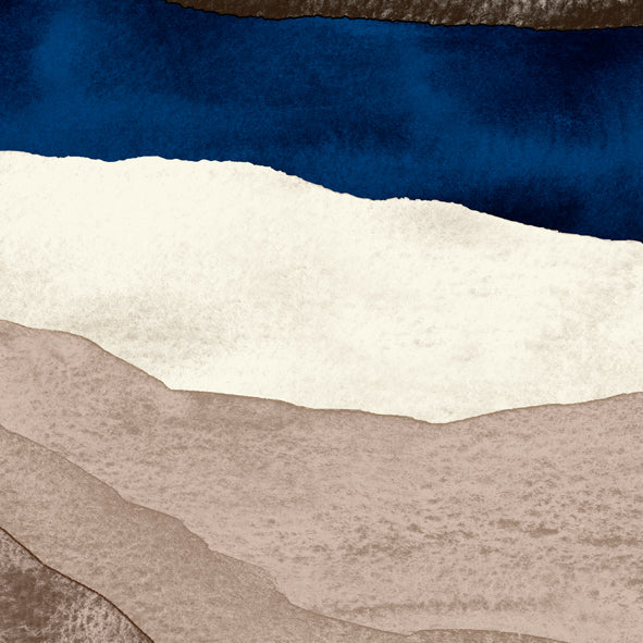 JOIKU Cream/Blue Lunch Serviette